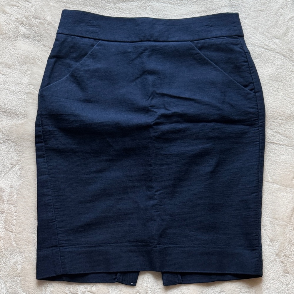 Like new Elegant JCrew Navy Blue Women's Skirt